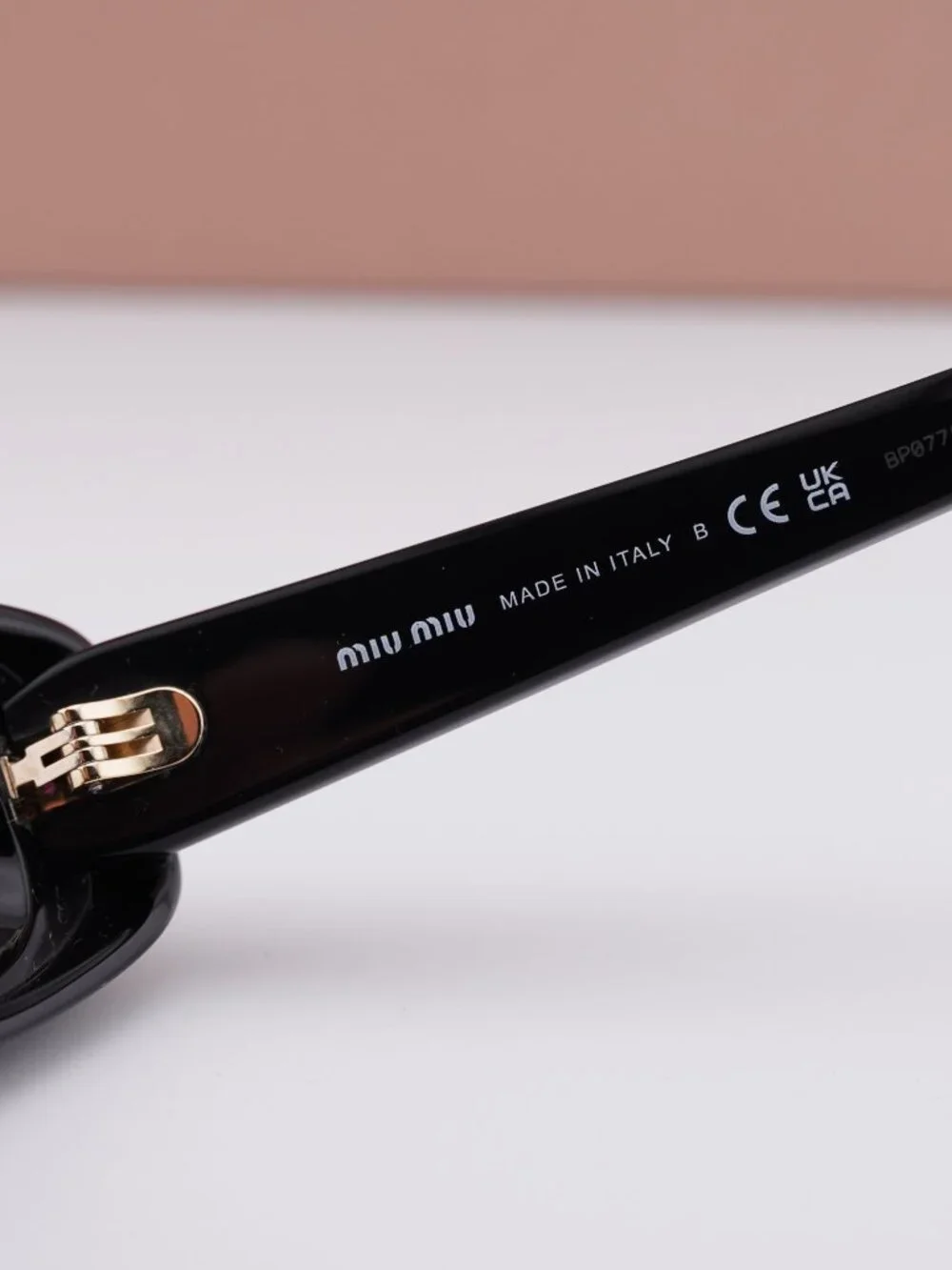 Miu Miu MU 03ZV 16K1O1 Oval Eyeglasses – Black 55mm